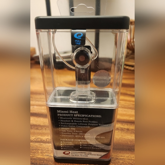 NBA Miami HEAT Earloomz Universal Bluetooth Headset - Picture 4 of 4